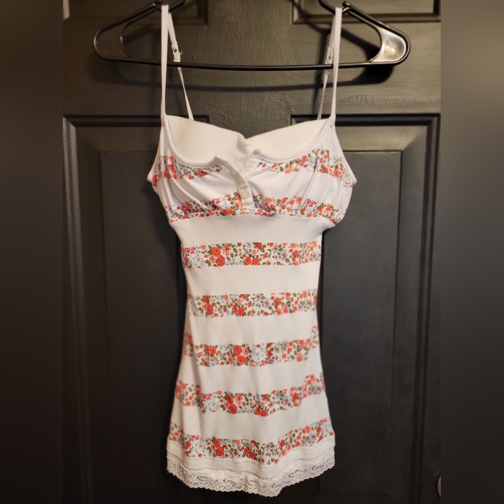 ENERGIE floral tank with built in bra